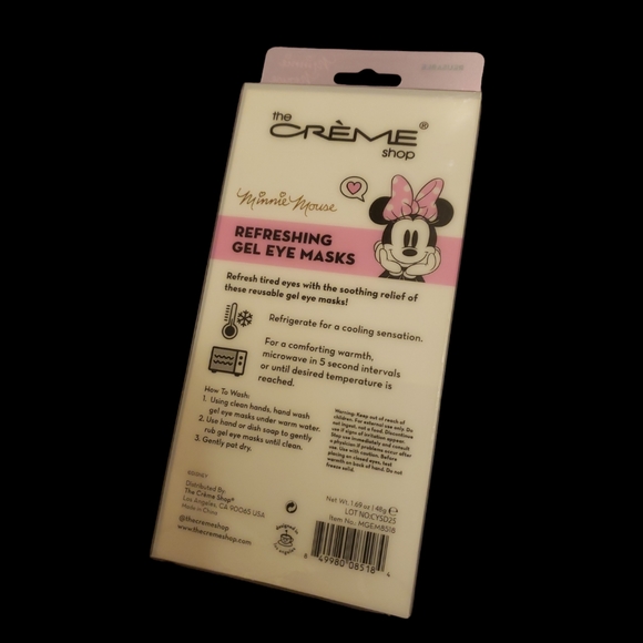 the Crème shop x Disney Minnie Mouse Set of 2 Reusable Gel Eye Masks - Picture 5 of 6
